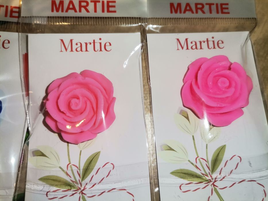 Mărțișoare create din săpun parfumat!