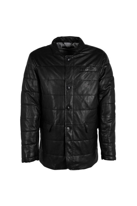 Geaca de Iarna din Piele Barbati Deercraft Neagra DMRabun