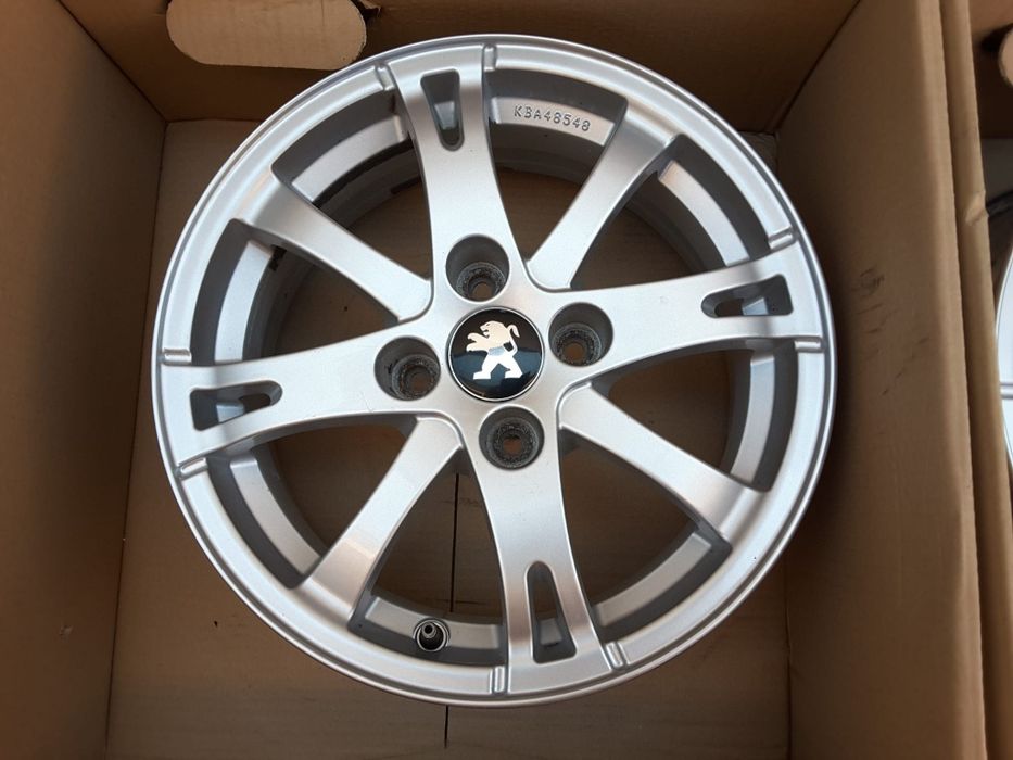 jante aliaj 15; 4x108; Peugeot 207, Peugeot 208 originale Peugeot