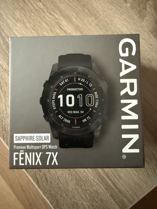 Vand Garmin Fenix 7X sapphire solar
