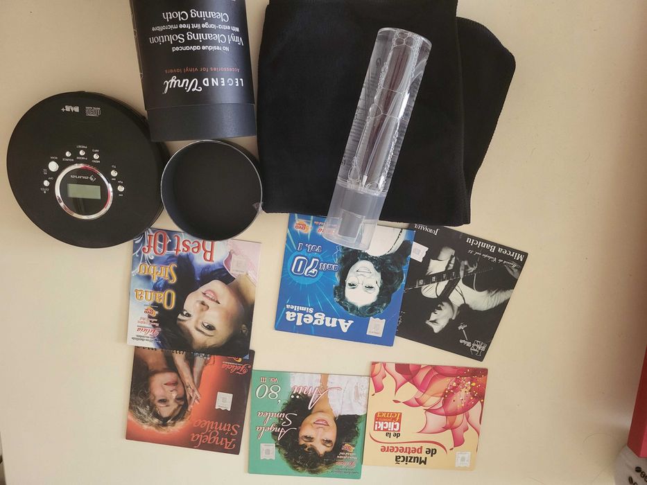 Cd romanesti si kit spalare vynil