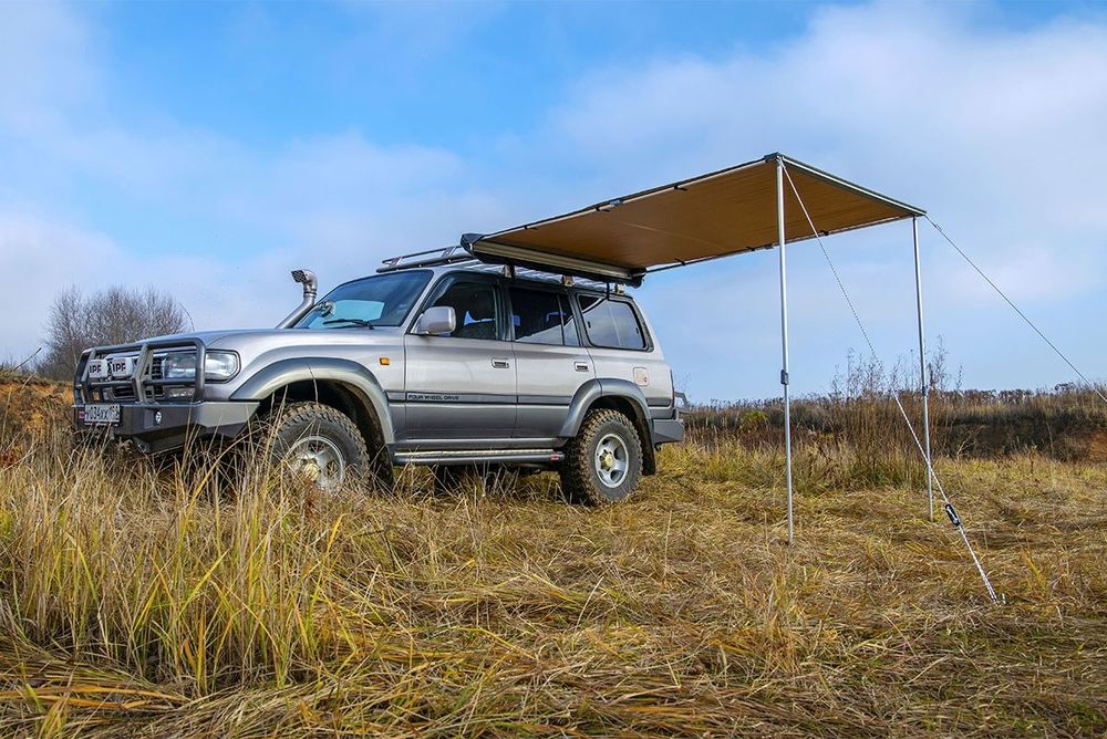 Маркиза автомобильная в алюминиевом корпусеРИФ 2х2,5 м