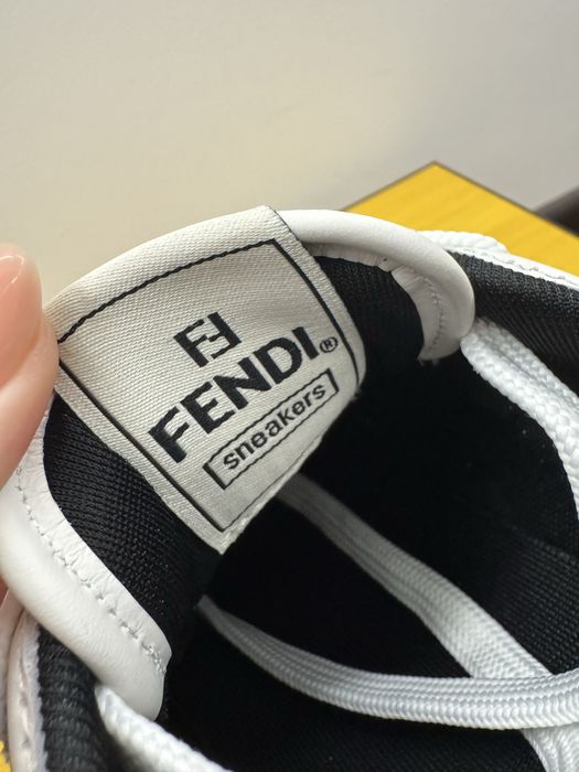 FENDI match sneakers black & white