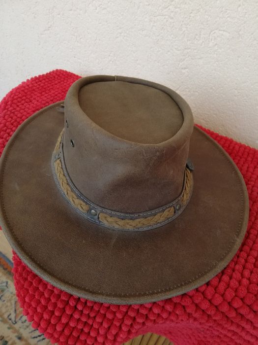 Pălărie piele naturala Australia Scippis mărimea 56