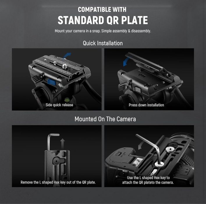 Трипод. Монопод. Видео глава. Статив. камера. слайдер. dji. видео.фото