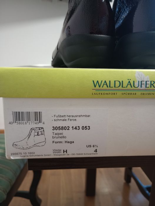 Ofertă botine de dama din piele  dela Waldlaufer mărimea 37