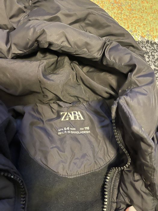 Детско зимно яке Zara с пух за 5-6 г