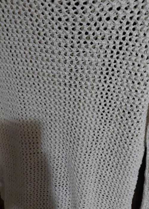 Pulover tricot plasă casual