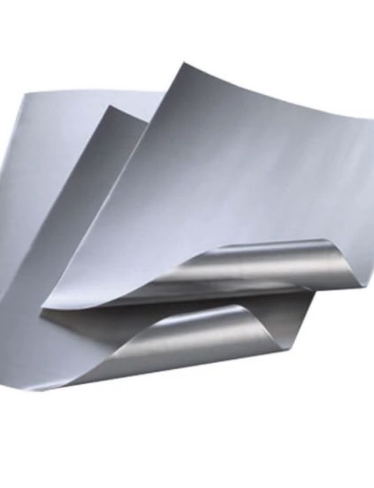 Folie embosare /FOLIE DE ALUMINIU, 0,07 MM, 12 BUCĂȚI - ARGINT