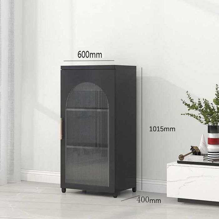 Сервант для посуды с полками и дверцами белый и черный в наличии есть