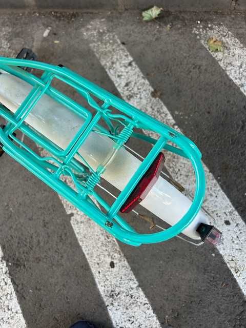 Bicicleta Kands - Dama - 3 viteze - Verde menta - Cos si far cu led