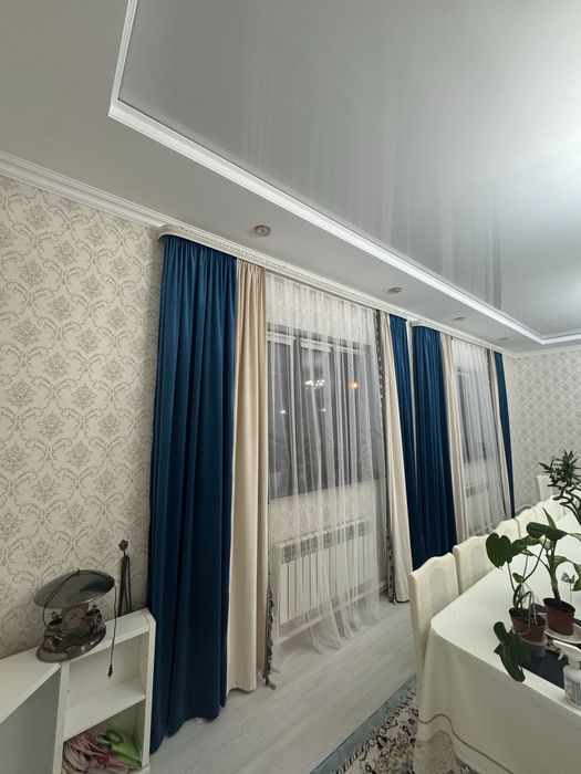 Шторы с тюлями с карнизом