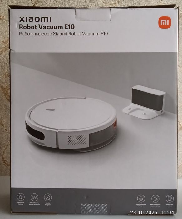 Робот пылесос Xiaomi Robot Vacuum E10 в очень хорошем состоянии