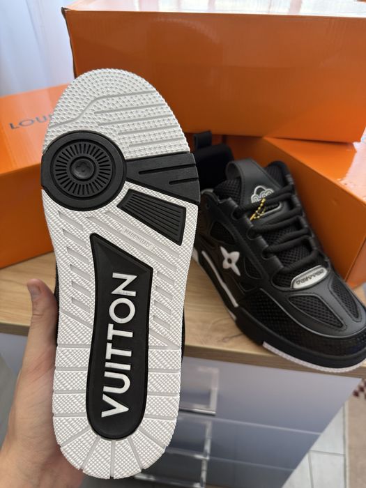 Adidasi Louis Vuitton / LV Skate Black / Negru / Premium