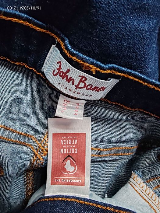 Blugi noi- dama bonprix mărimea L  - 40