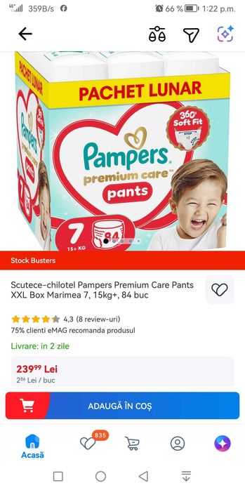 Pampers Premium Care Pants nr. 7