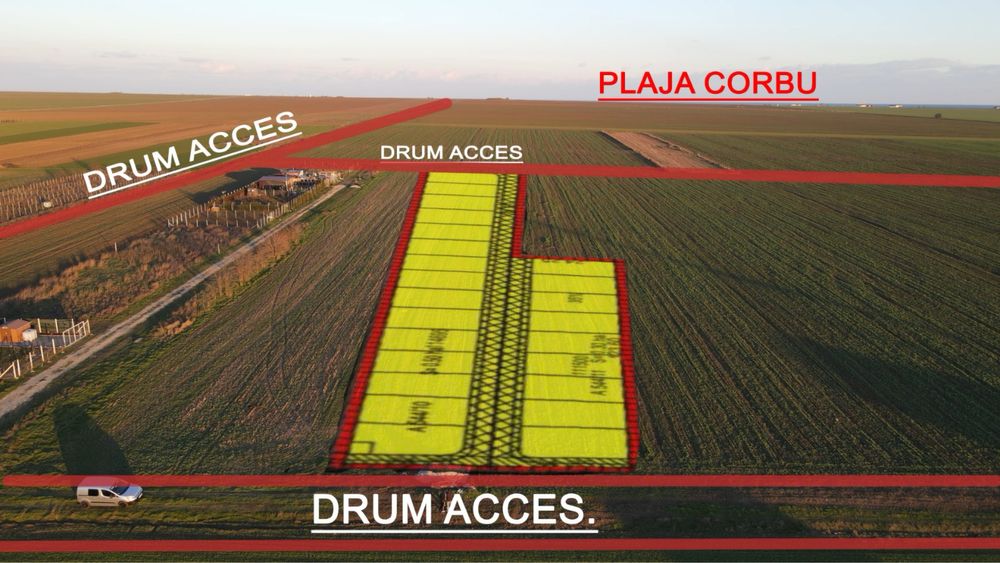Loturi teren intravilan cu vedere la lac