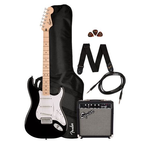 Китара и усилвател Fender SQUIER Sonic Stratocaster