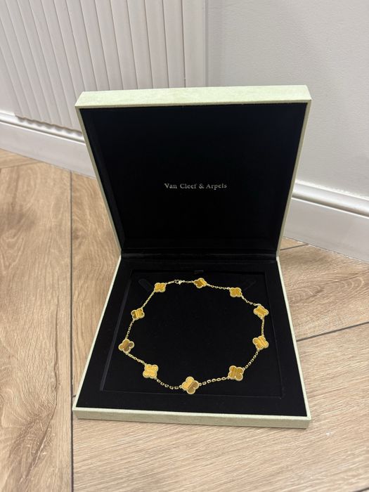 Колье Van Cleef & Arpels 10 мотивов Vintage Alhambra