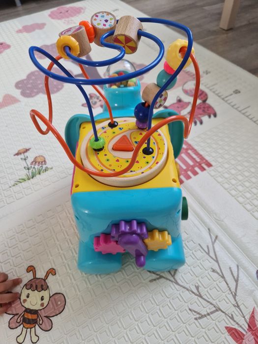 Бебешки дидактически активен куб Niny - Слонче