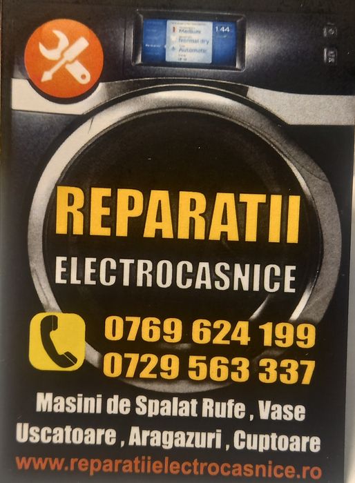 Service cuptoare electrice masini de spalat rufe,vase,uscatoare,plit