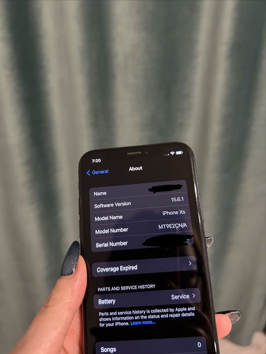 iPhone XS space grey 64 GB