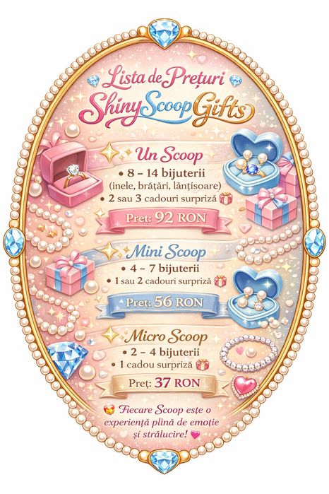Un Scoop = între 8 și 14 bijuterii