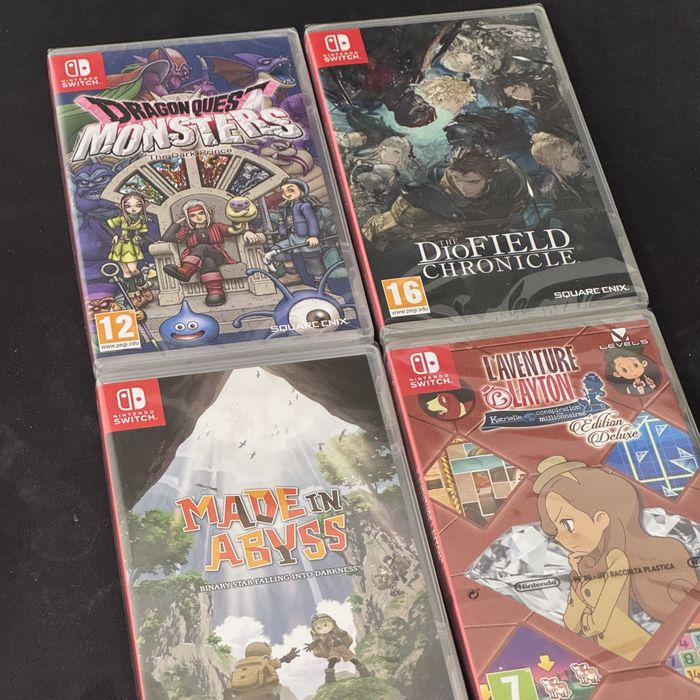 Lot 4 Jocuri Nintendo Switch - Noi - Sigilate