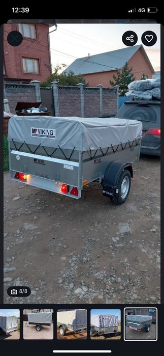 Прицепы к легковым авто  усиленные