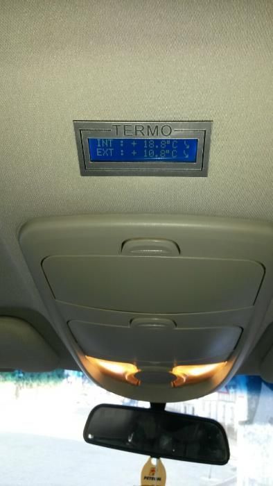 Termometru Auto + Voltmetru Profesional