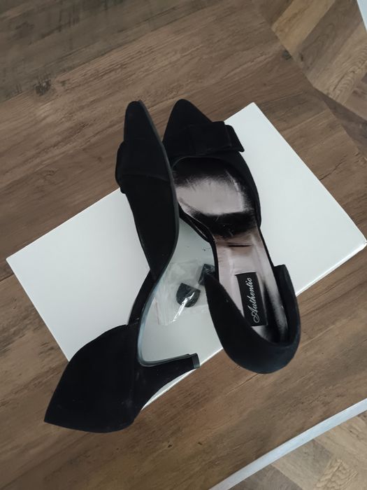 Pantofi piele întoarsă de damă