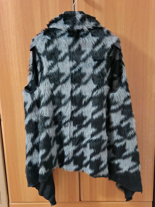 Pelerină de dama, tip Poncho, din blană artificială, noua