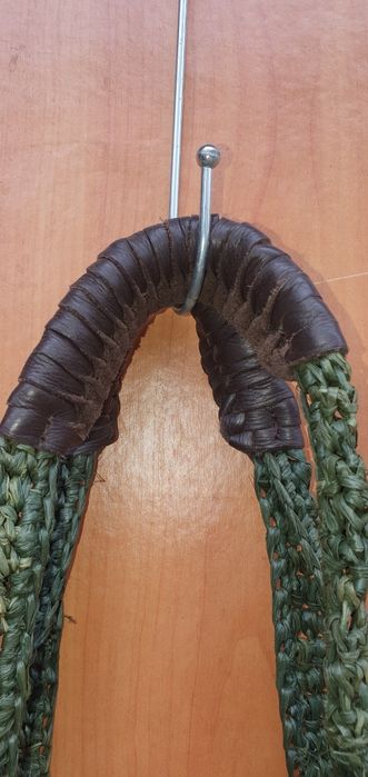 Плетеные сумки из кожи, соломы