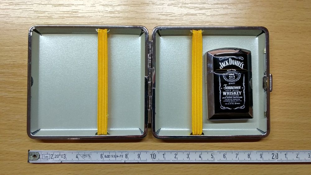 Комплект табакера + запалка