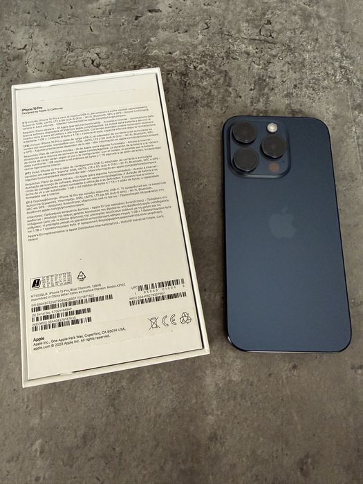 Iphone 15 Pro Blue Titanium