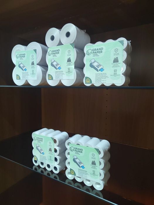 Чековая лента! Терминал апаратга чек когоз! Ишлаб чикарувчидан биринч