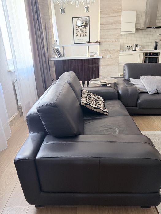 Диван из натуральной кожи