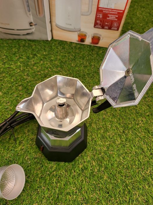 Кафеварка Bialetti Moka Elettrika за 2 чаши с бутон