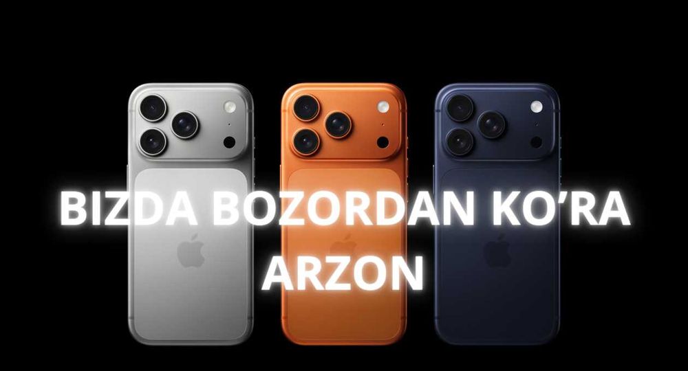 iPhone 17 Pro Max (boshiga 800 y.e.)