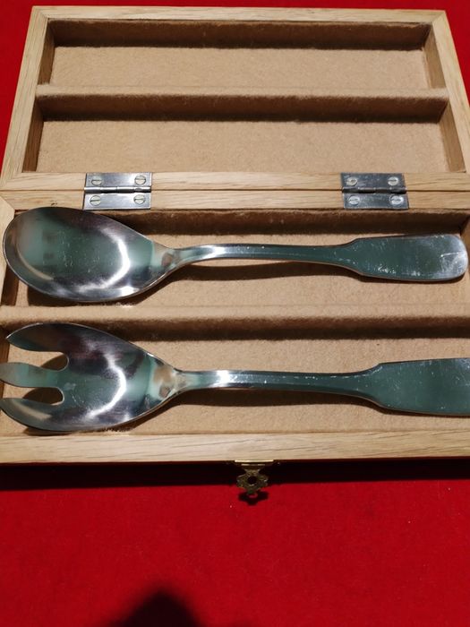 Cuțite și lingură cu furculița franceze Guy Degrenne