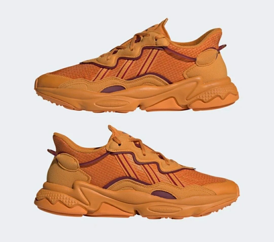 Adidas ozweego best sale orange homme