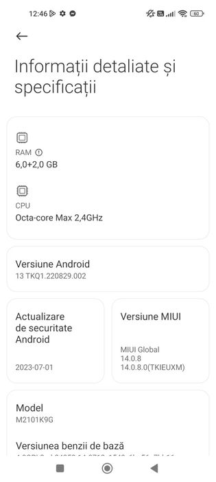 Vând Xiaomi Mi 11 Lite 5G