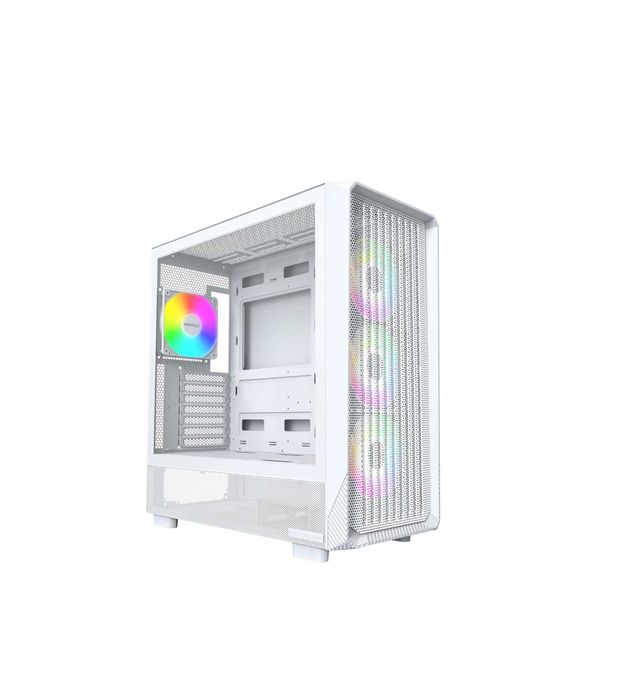 { Montech X5 Black +3xCooler RGB White корпус для ПК (360mm)