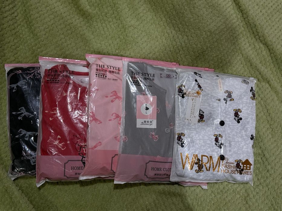 Пижама 3в1. Пижама ткань лапша