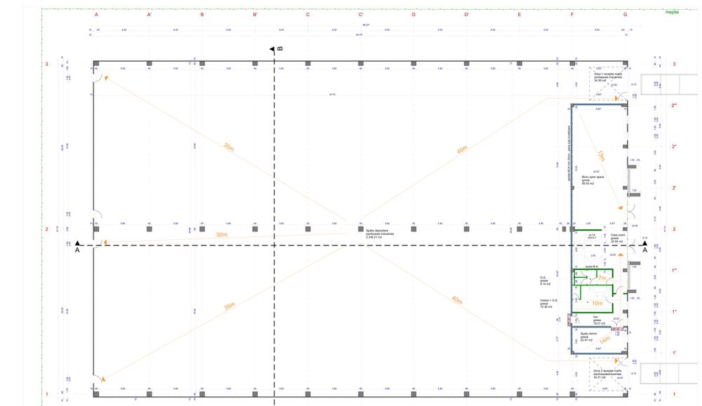 Hală industrială premium 2.900 mp | extensibilă 8.700 mp | ORADEA