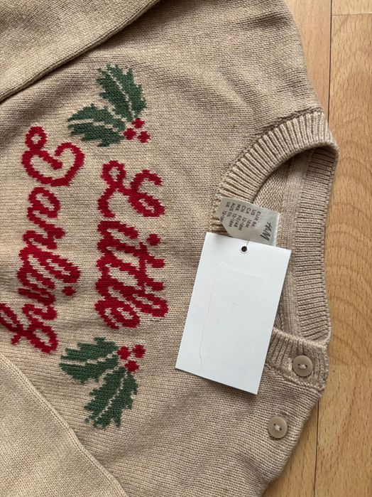 Нова Коледна блуза за бебе H&M