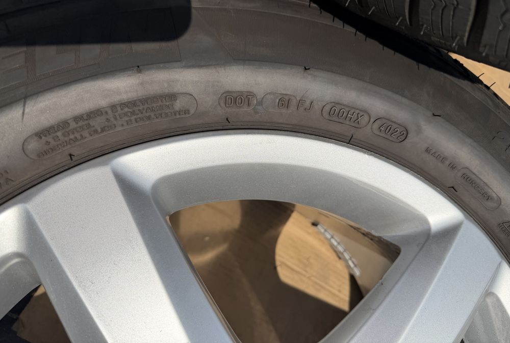 Jante VW Touareg 7P R18 anvelope ca si noi DOT2022 Michelin