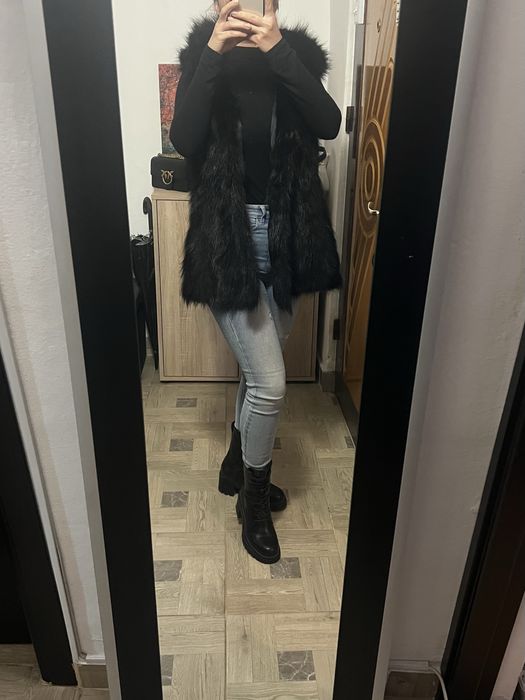 Vestă din blană-nouă