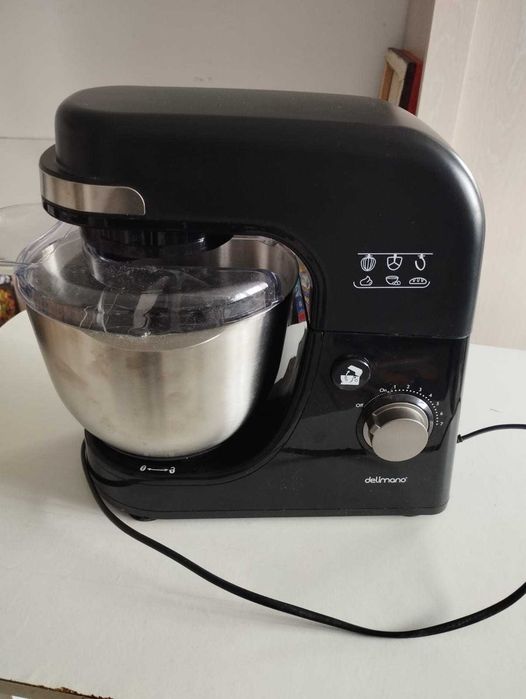 Mixer Planetar Delimano Astoria Black 300W - Bol Inox - În stare perfectă