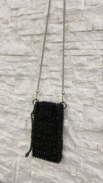 Geanta cristale si margele pentru telefon